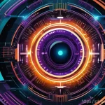 양자 보안 기술의 인프라 구축을 위한 전략 - **Prompt:** A visually stunning, futuristic digital art piece depicting the abstract concept of "qua...