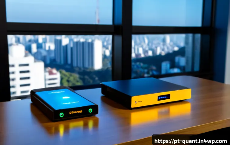 양자 보안 기술의 상용 솔루션 비교 - Photorealistic enterprise cybersecurity comparison scene in a modern São Paulo financial district of...